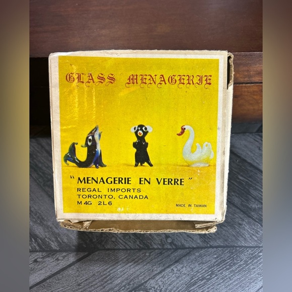 Minature Hand Blown Glass Animals Milk Glass Chicken Bird Mouse Dog etc, 15pcs - Picture 1 of 11